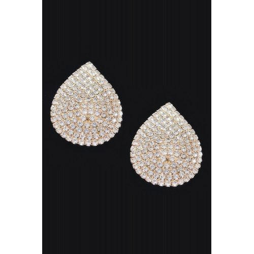 Rhinestone Stud Earring - CC-WH2002245