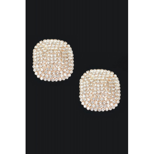 Rhinestone Stud Earring - CC-WH2002246