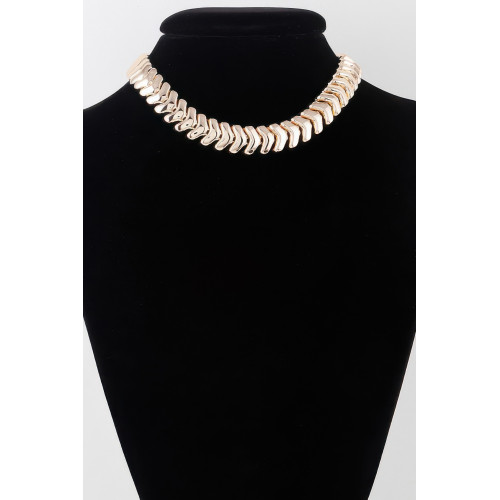 Shiny Arrow Chain Choker Necklace - CC-WH2002255