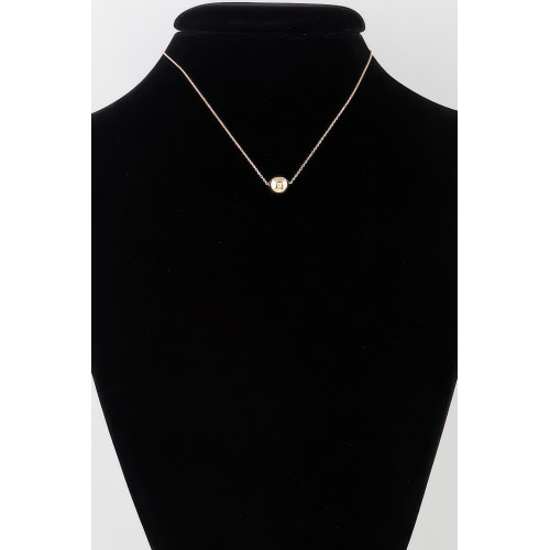 Shiny Bead Chain Necklace - CC-WH2002270