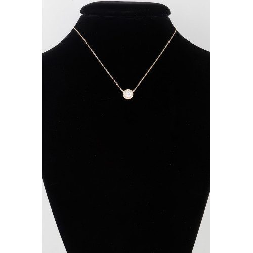 Modern Rhinestone Pendant Necklace - CC-WH2002276