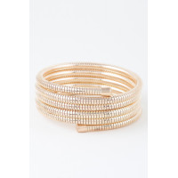 Multi Snake Chain Wrap Bracelet