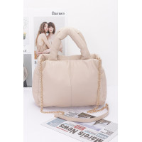 Faux Leather Padded Tote Bag