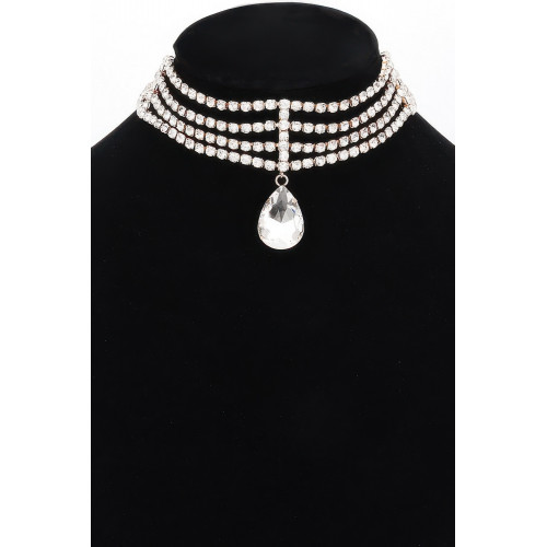 Rhinestone Necklace - CC-WH2002319