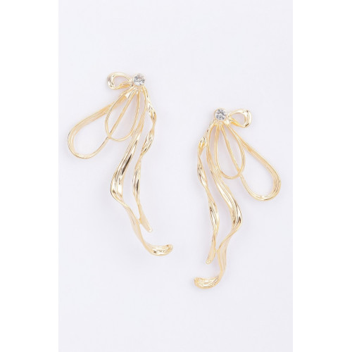 Gold Plated Metal Earring - CC-WH2002321