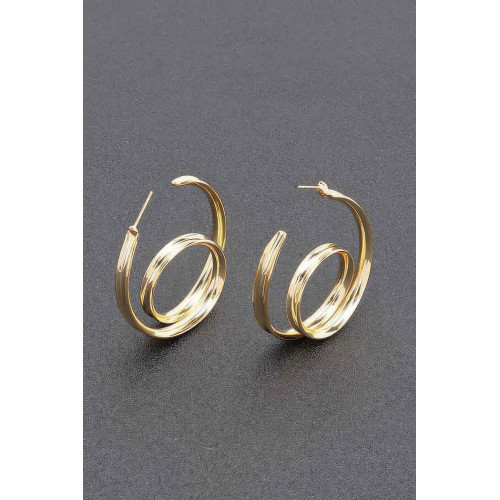 Gold Plated Metal Earring - CC-WH2002325