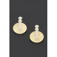 Faux Pearl Vintage Earring