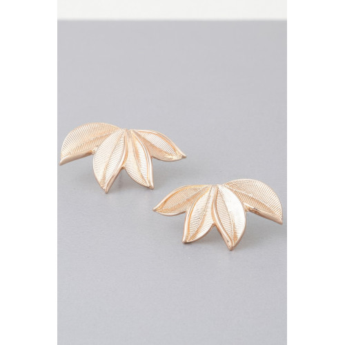 Multi Leaf Stud Earrings - CC-WH2002347