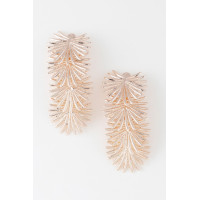 Multi Flare Leaf Drop Earrings