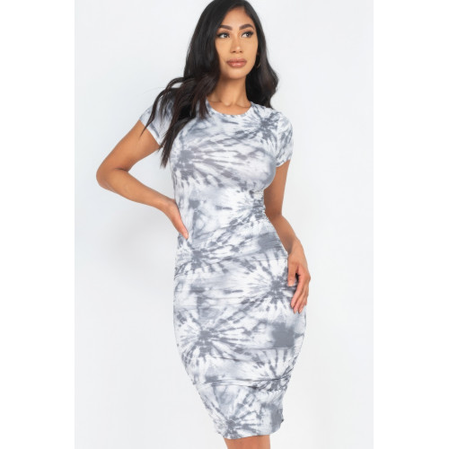 Tie-dye Printed Dress