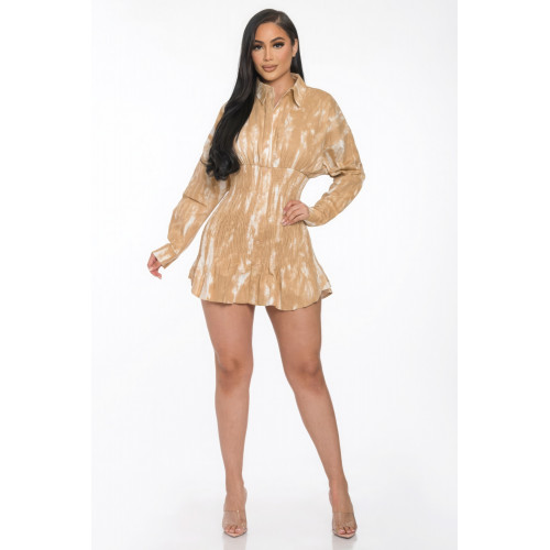Tie Dye Mini Dress