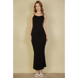 Ribbed Mermaid Hem Camisole Maxi Dress