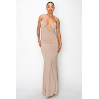 Glitter Ity Tube Maxi Dress