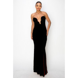 Glitter Ity Tube Maxi Dress