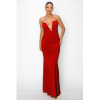 Glitter Ity Tube Maxi Dress