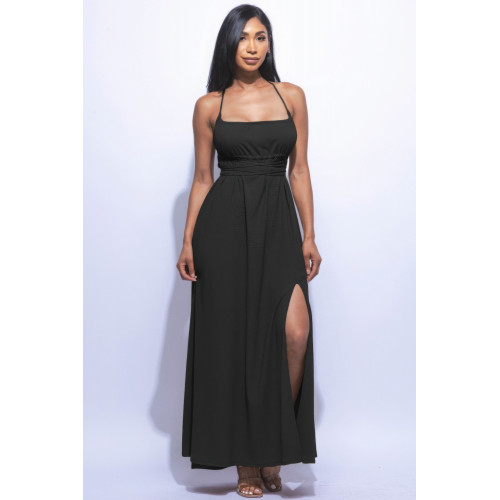 Side Slit Maxi Dress