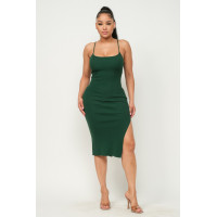 Side Slit Cami Dress