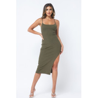 Side Slit Cami Dress