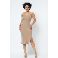 Side Slit Cami Dress