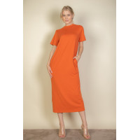 Side Pocket Tee Dress