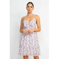 Double Strap Back Mini Dress