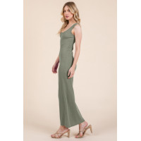 Sleeveless Rib Maxi Dress