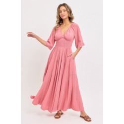 Romantic Flowy Maxi Dress