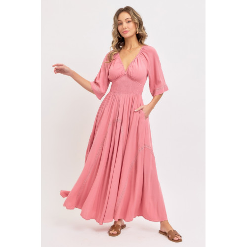 Romantic Flowy Maxi Dress