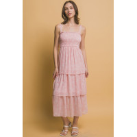 Tiered Midi Floral Dress