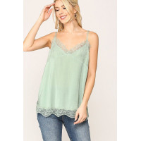 Sleek Satin Cami Top