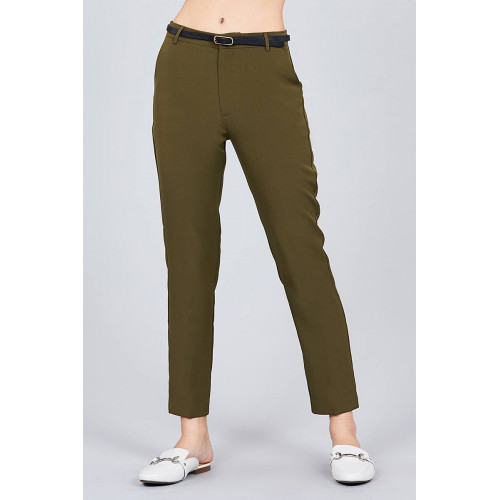 Classic Woven Pants W/belt
