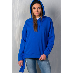Uneven Hem Graphic "venice" Pullover Hoodie