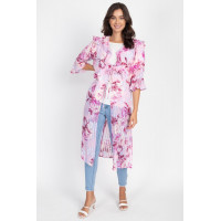 Ruffle Robe Cardigan