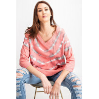 3/4 Sleeves Special Washed Boxy Cotton Slub Top