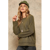 A Multicolor Knit Sweater
