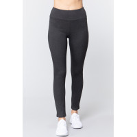 Waist Band Long Ponte Pants