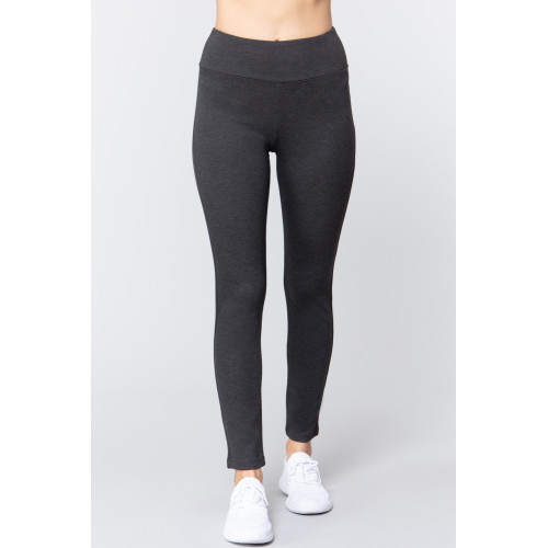 Waist Band Long Ponte Pants