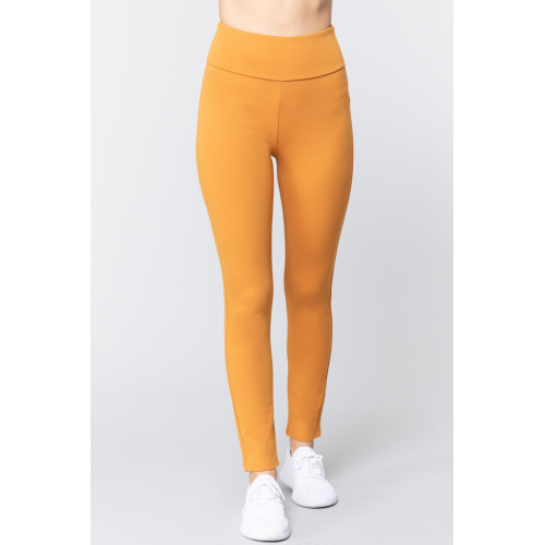 Waist Band Long Ponte Pants