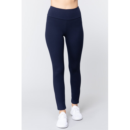 Waist Band Long Ponte Pants