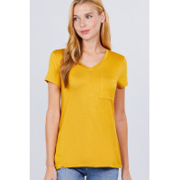V-neck Rayon Jersey Top