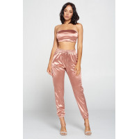 Tube Top Pant Set