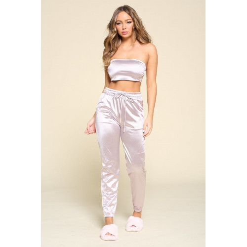 Tube Top Pant Set