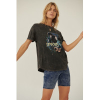 A Mineral Washed Graphic T-shirt