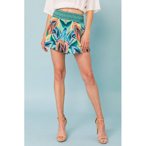 Woven High Rise Shorts