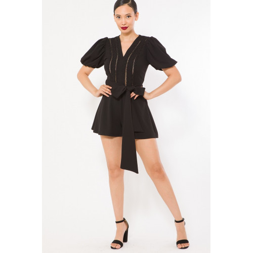Crochet Detailed Fashion Romper