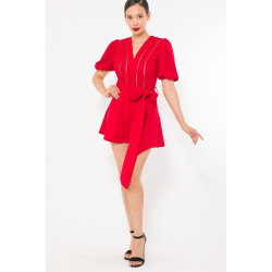 Crochet Detailed Fashion Romper