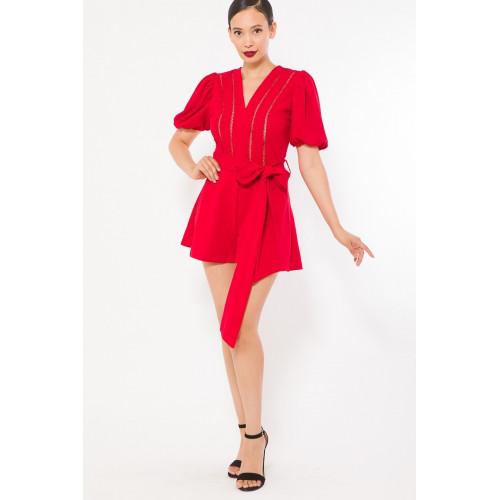 Crochet Detailed Fashion Romper