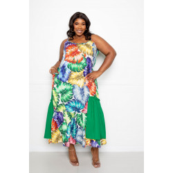 Splice Tropical Dress