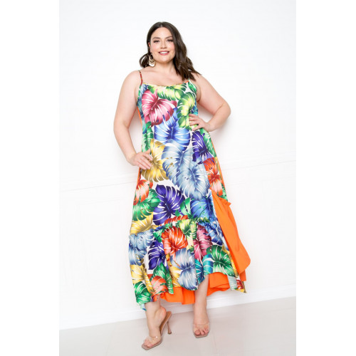 Splice Tropical Dress