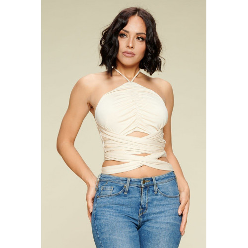Crop Halter Top